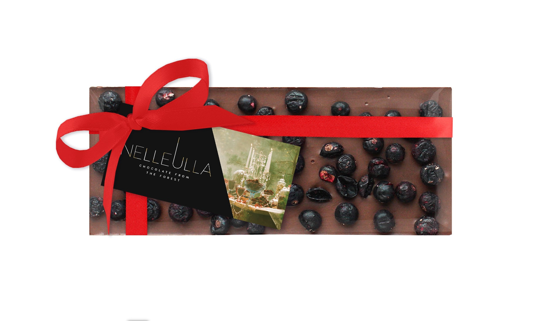 BERRY LOVE / MILK CHOCOLATE / BLUEBERRY - with Valentine day card