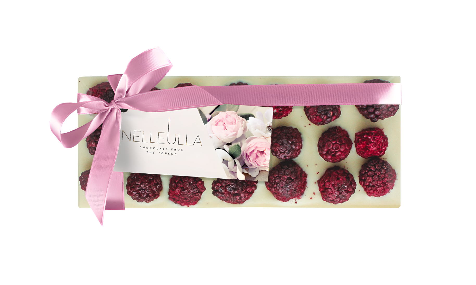 BERRY LOVE / WHITE CHOCOLATE / BLACKBERRY - with Women's day card