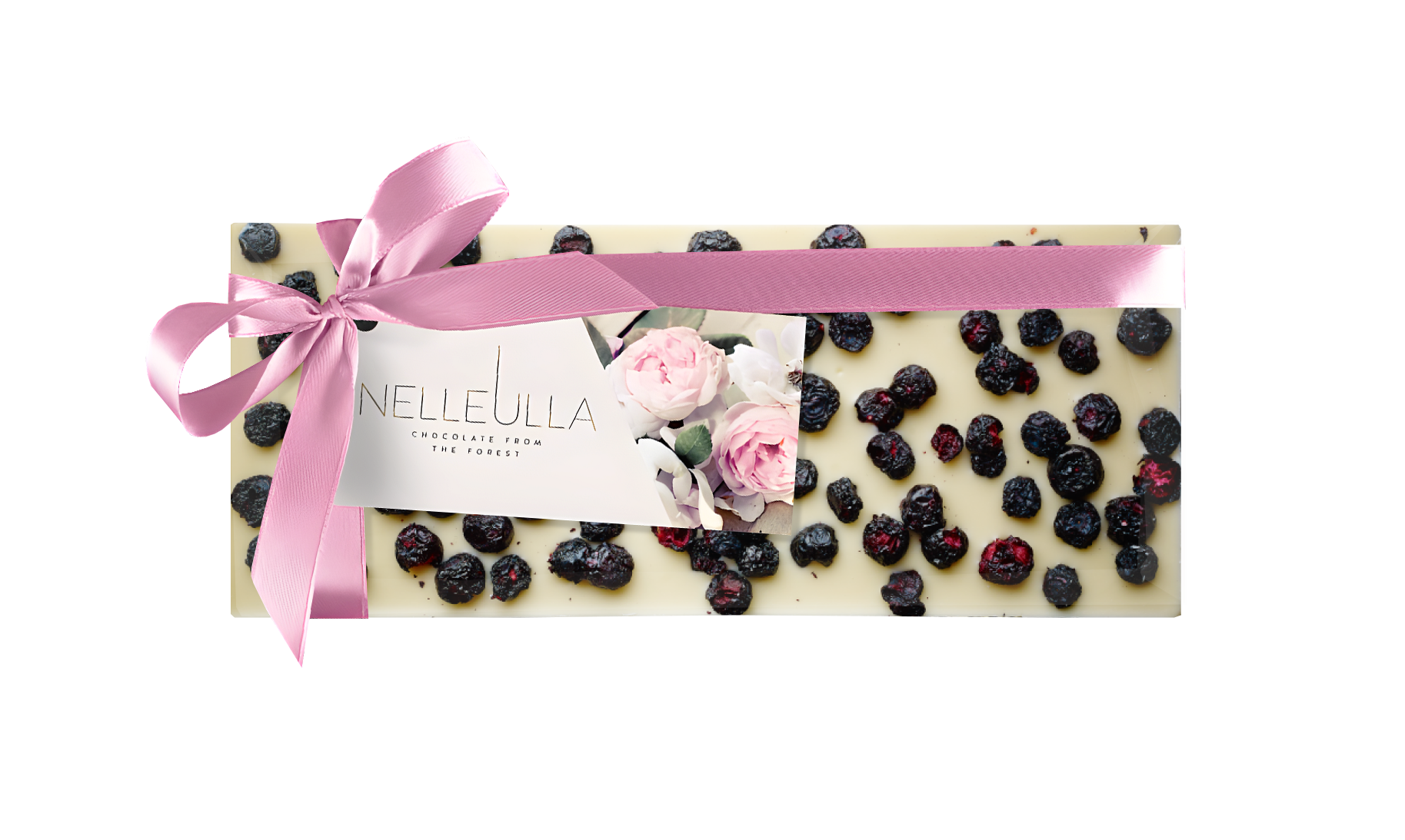 BERRY LOVE / WHITE CHOCOLATE / BLACK CURRANT - with Women's day card