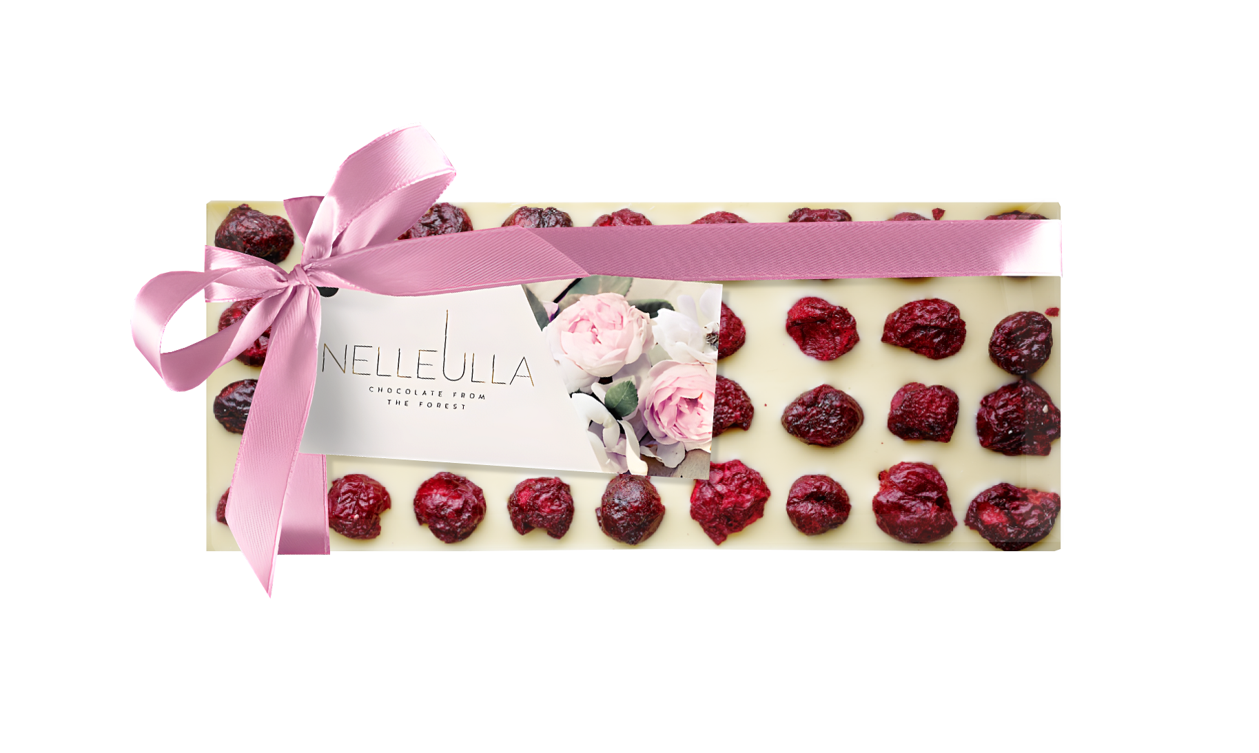 BERRY LOVE / WHITE CHOCOLATE / CHERRY - with Women's day card