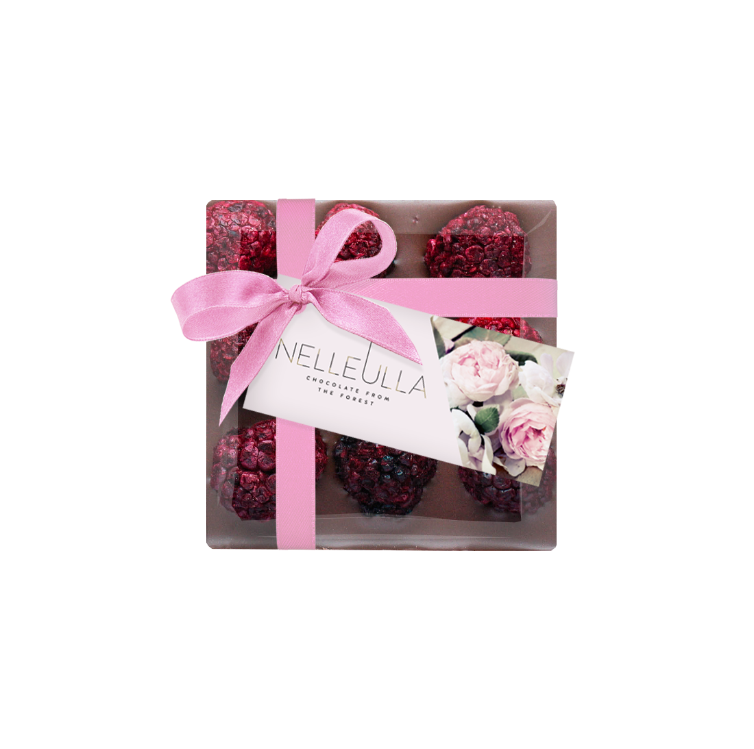 BERRY LOVE / MILK  CHOCOLATE / BLACKBERRY - with Women's day card