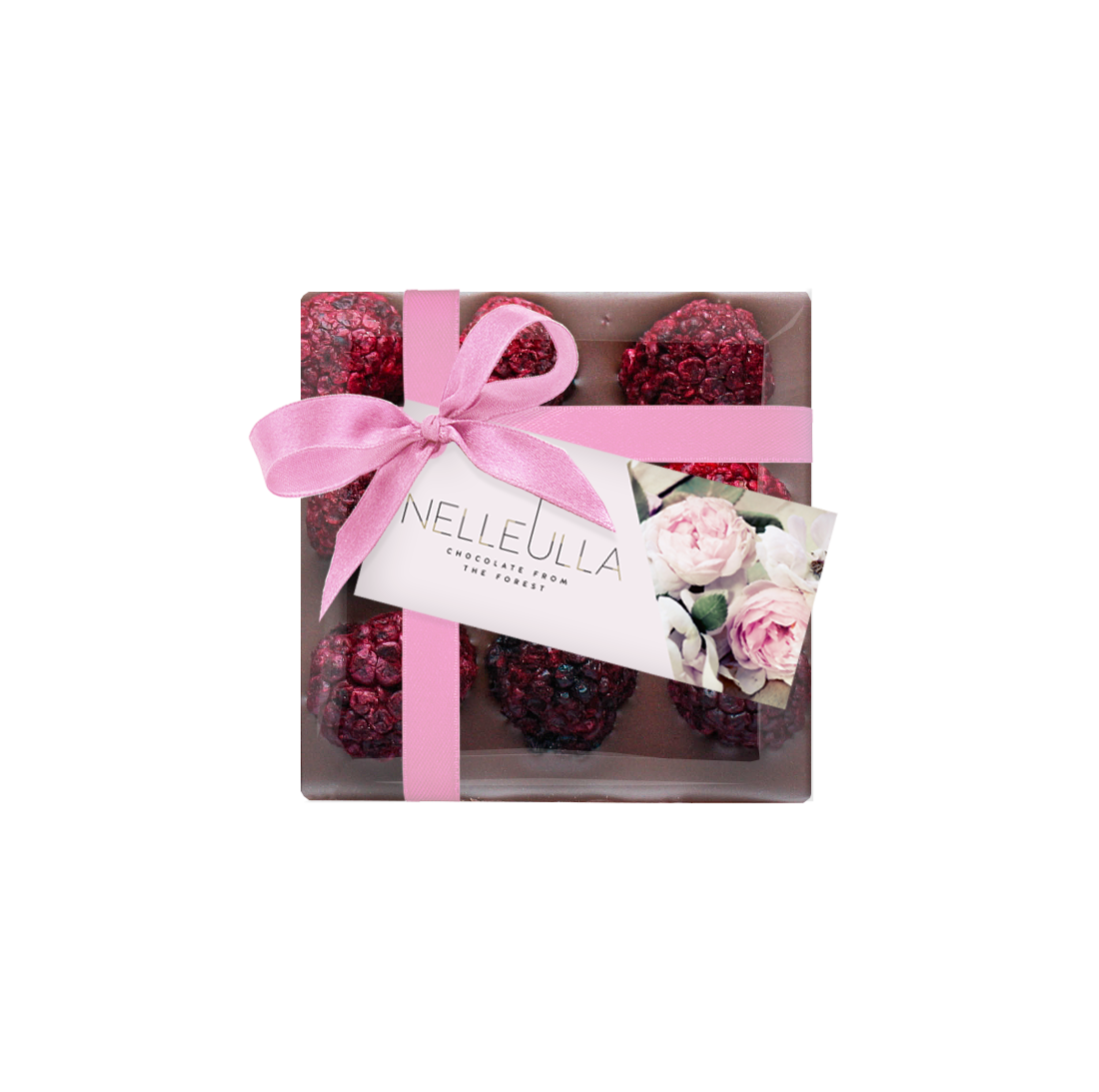 BERRY LOVE / MILK CHOCOLATE / BLACK CURRANT  - with Women's day card