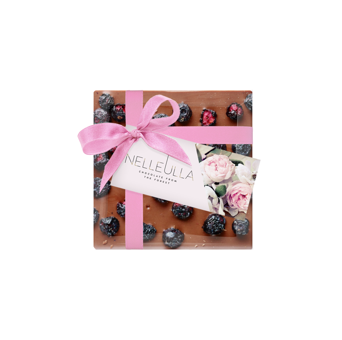 BERRY LOVE / MILK CHOCOLATE / BLUEBERRY - with Women's day card