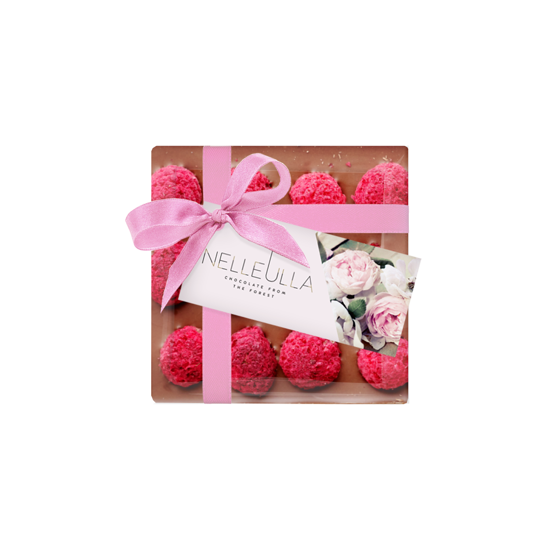 BERRY LOVE / MILK CHOCOLATE / RASPBERRY - with Women's day card