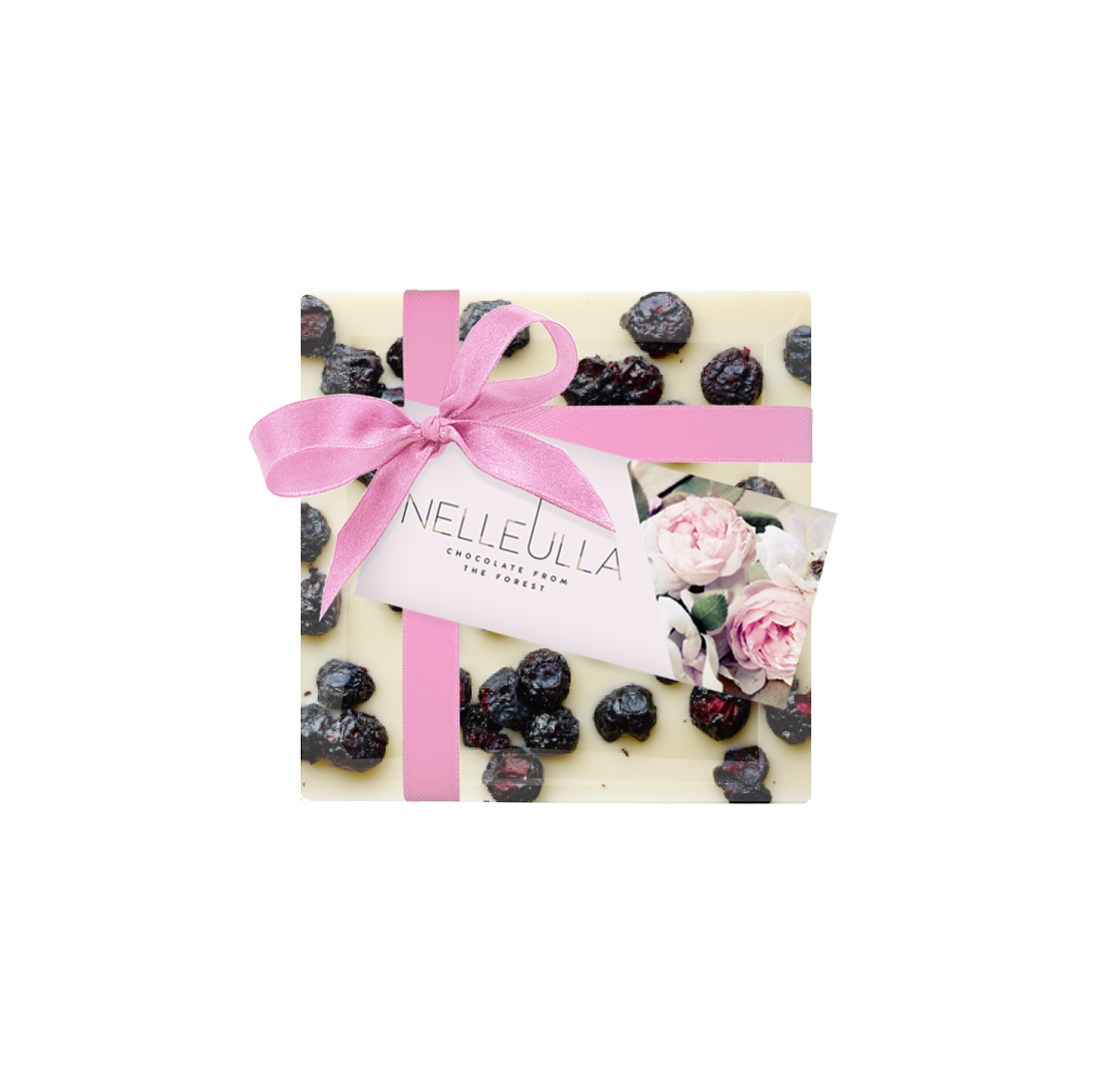 BERRY LOVE / WHITE CHOCOLATE / BLACKCURRANT - with Women's day card