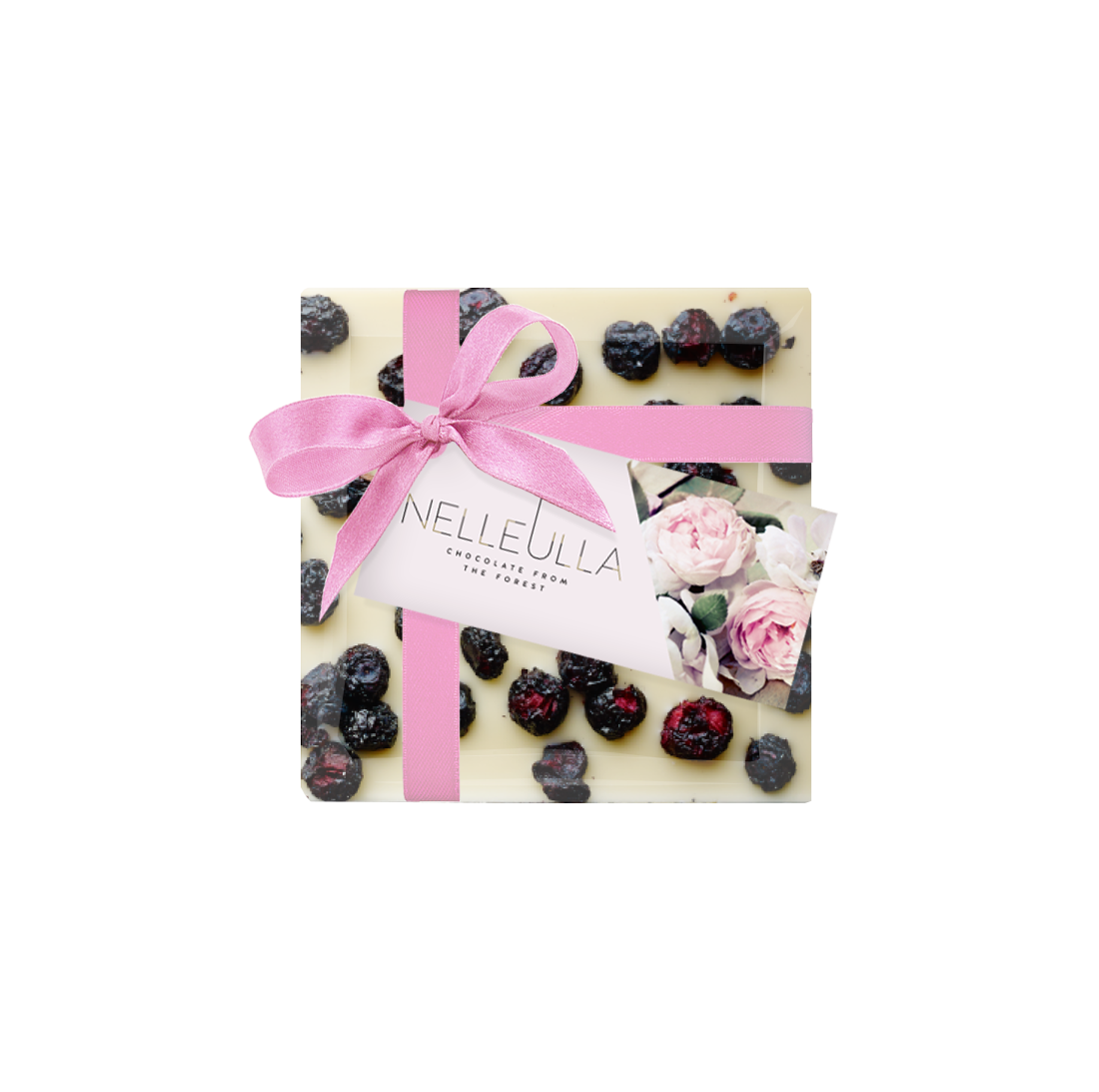 BERRY LOVE / WHITE CHOCOLATE / BLUEBERRY - with Women's day card