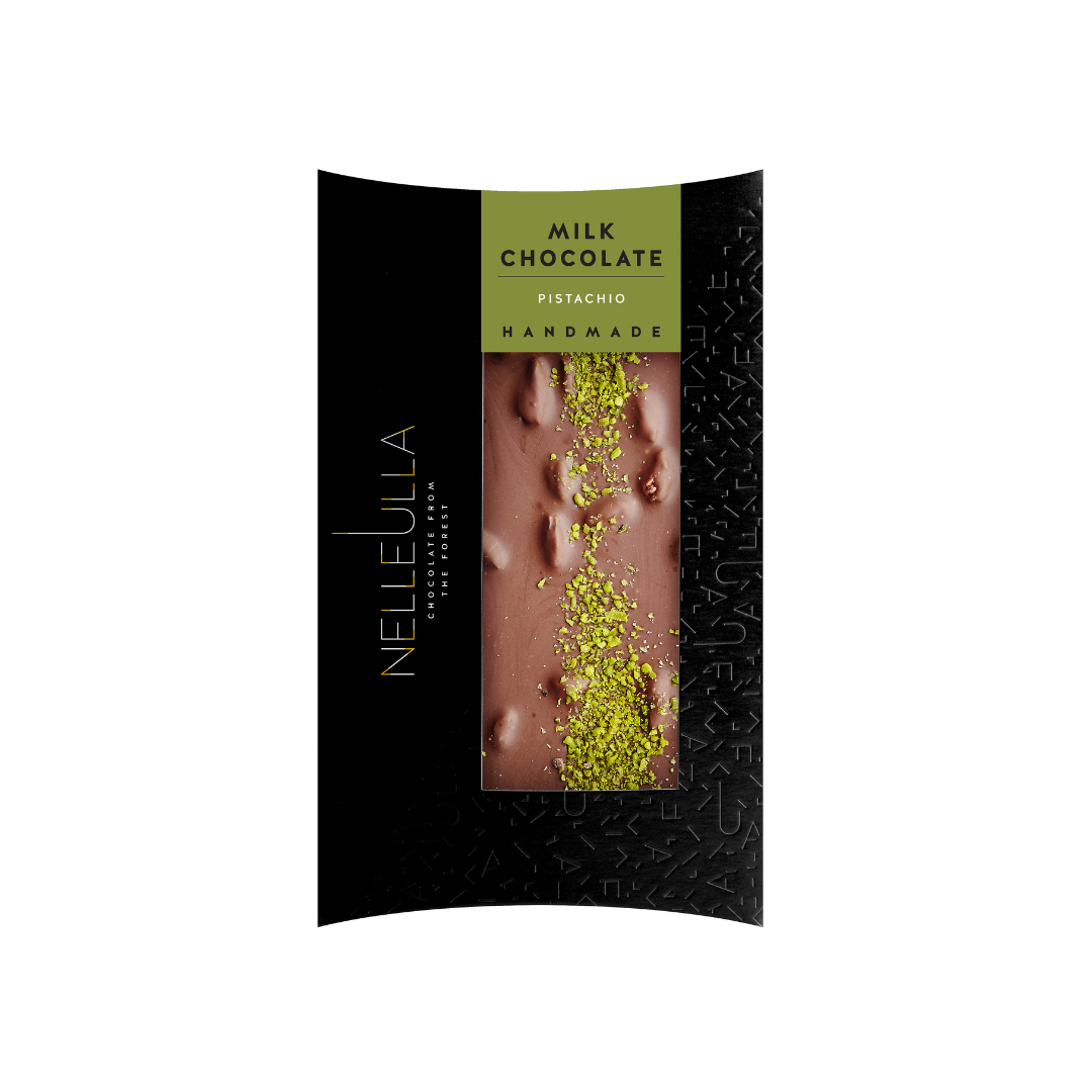 MILK CHOCOLATE / PISTACHIO