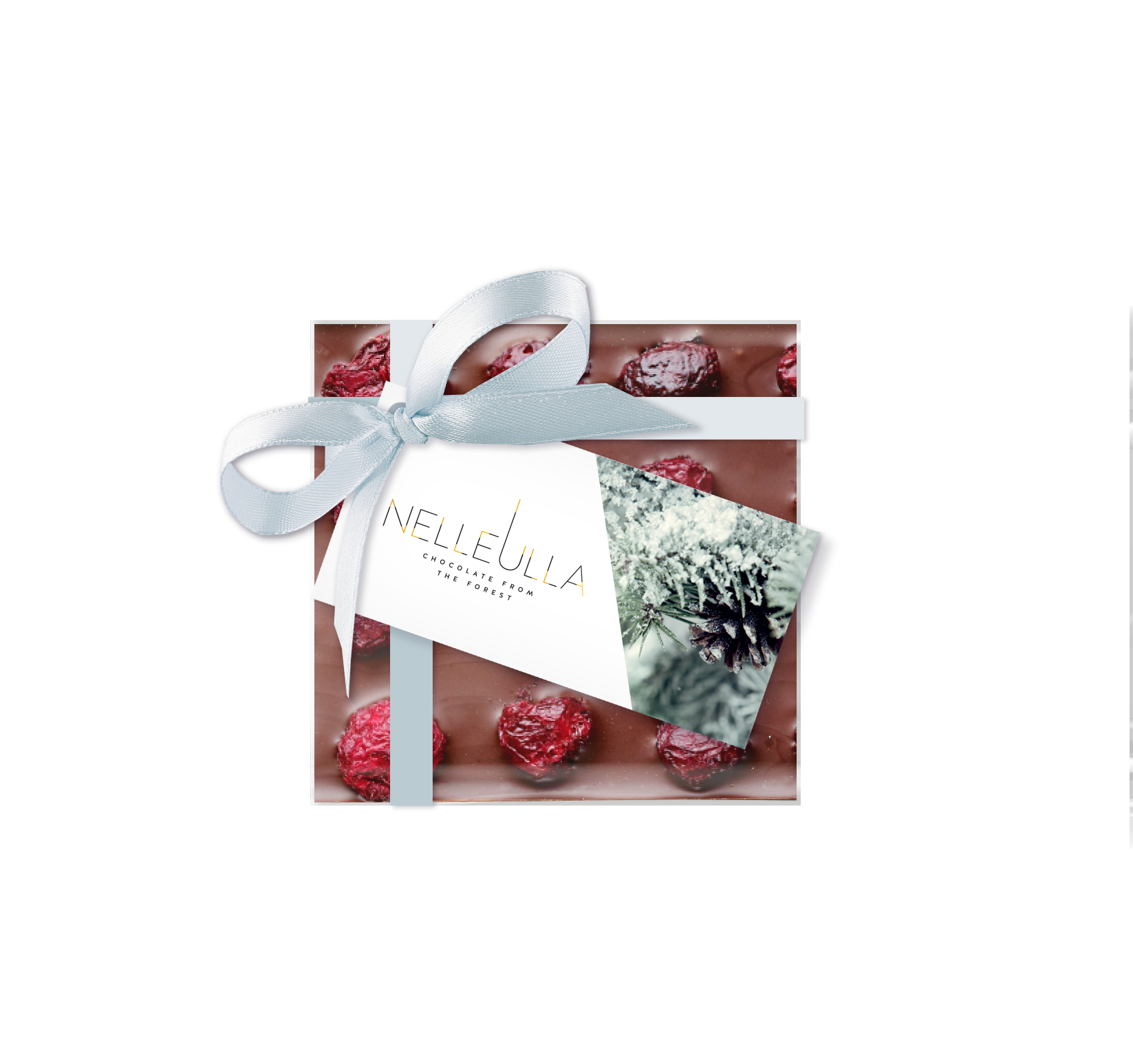 BERRY LOVE / DARK CHOCOLATE / CHERRY - with winter card - small