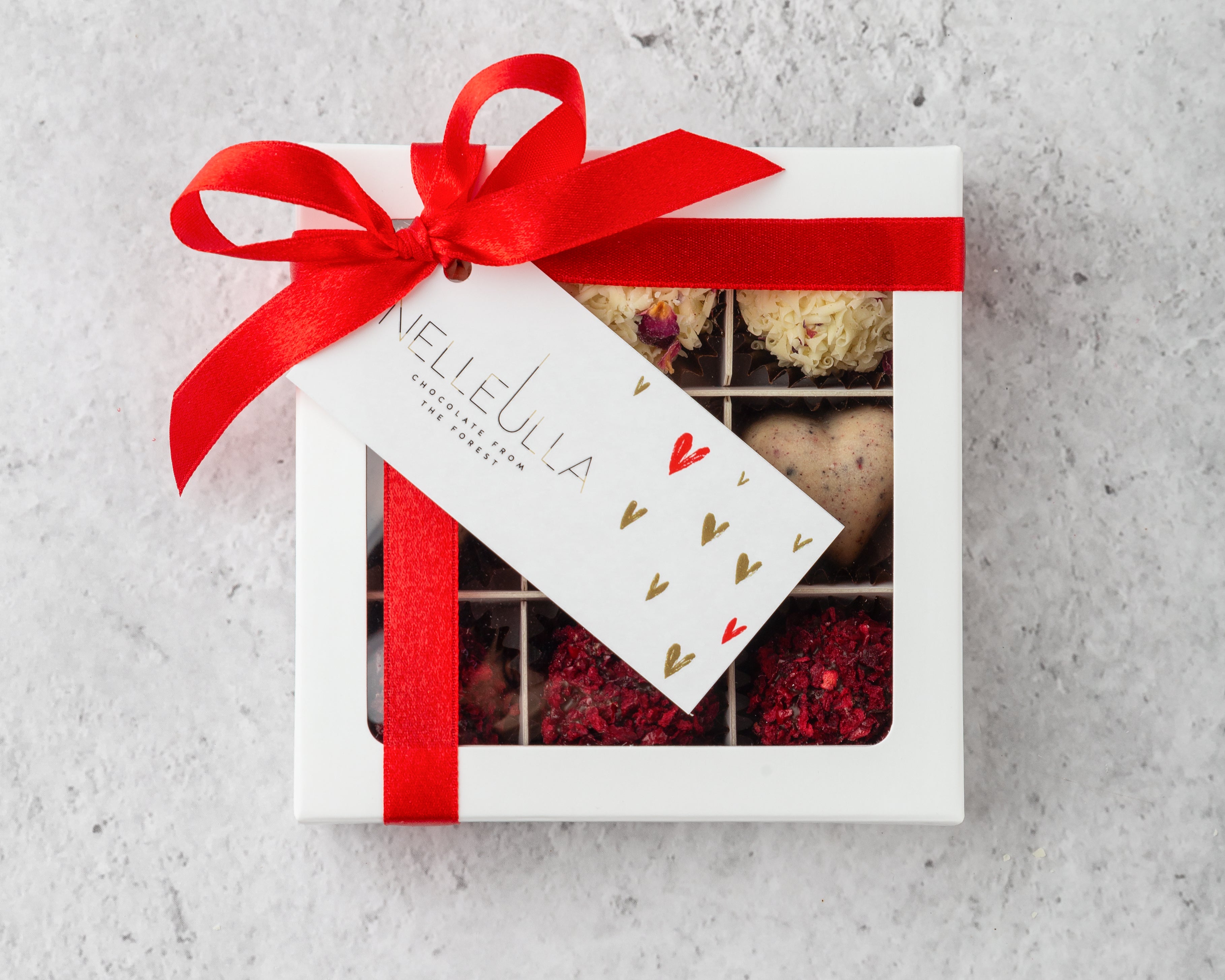 White box 9pcs Valentine day