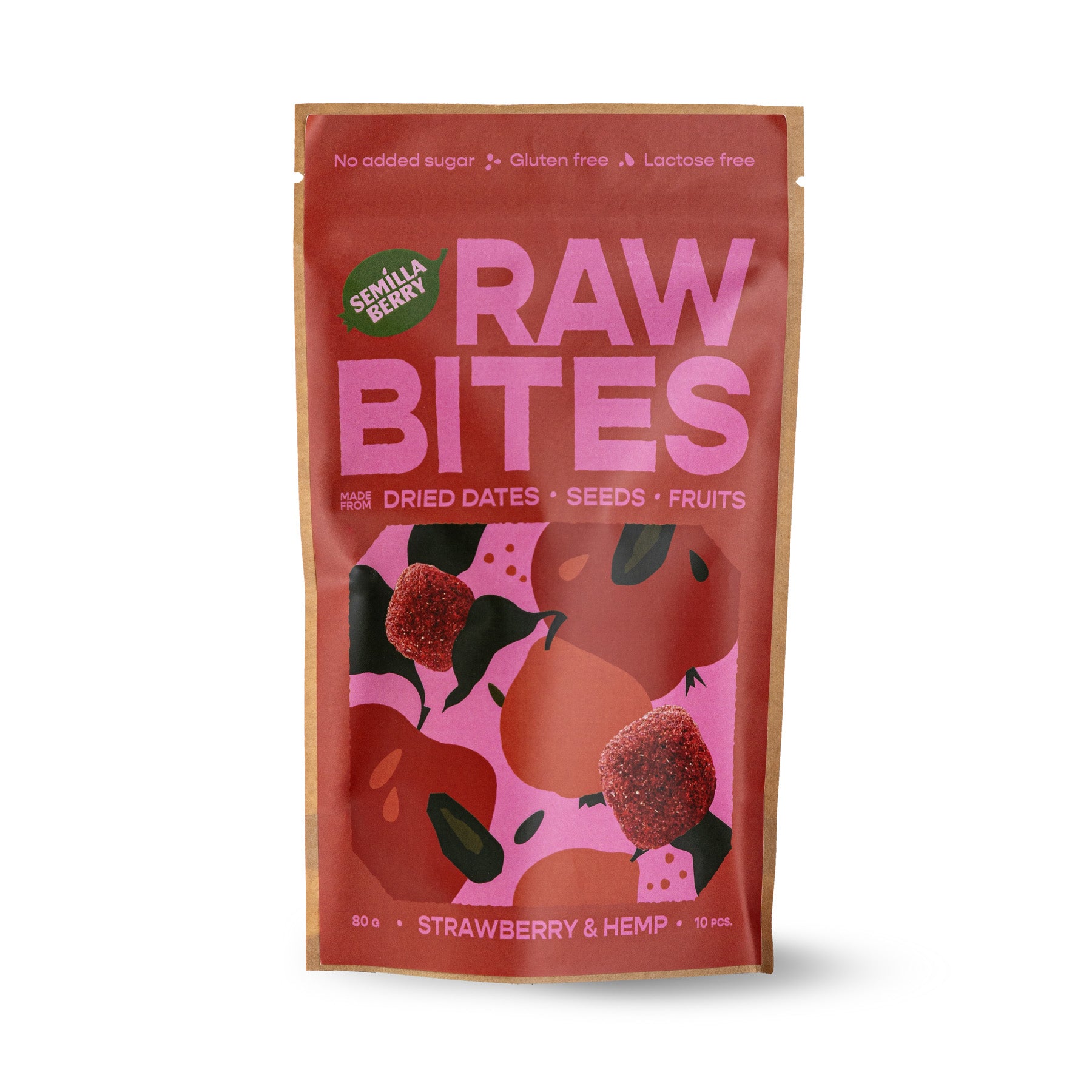 Raw Bites - Strawberry & Hemp