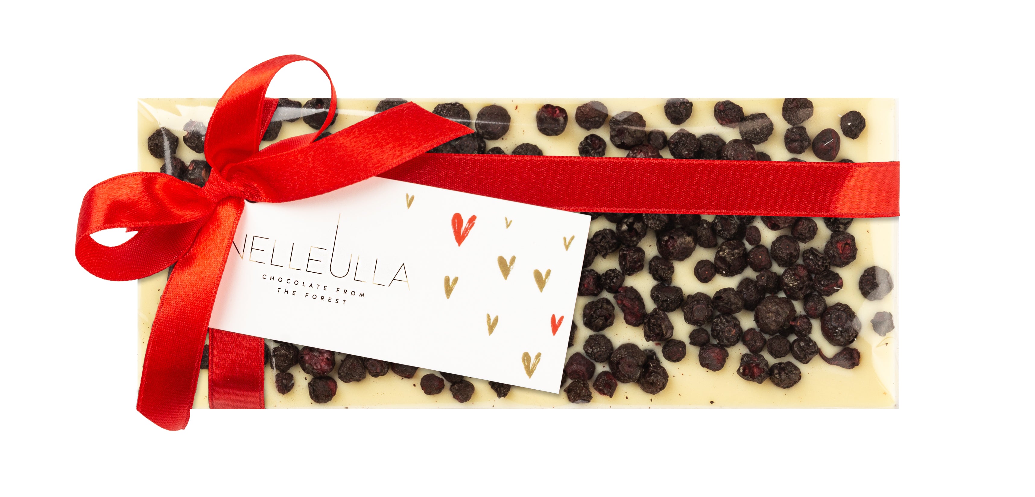 BERRY LOVE / WHITE CHOCOLATE / BLUEBERRY - with Valentine day card