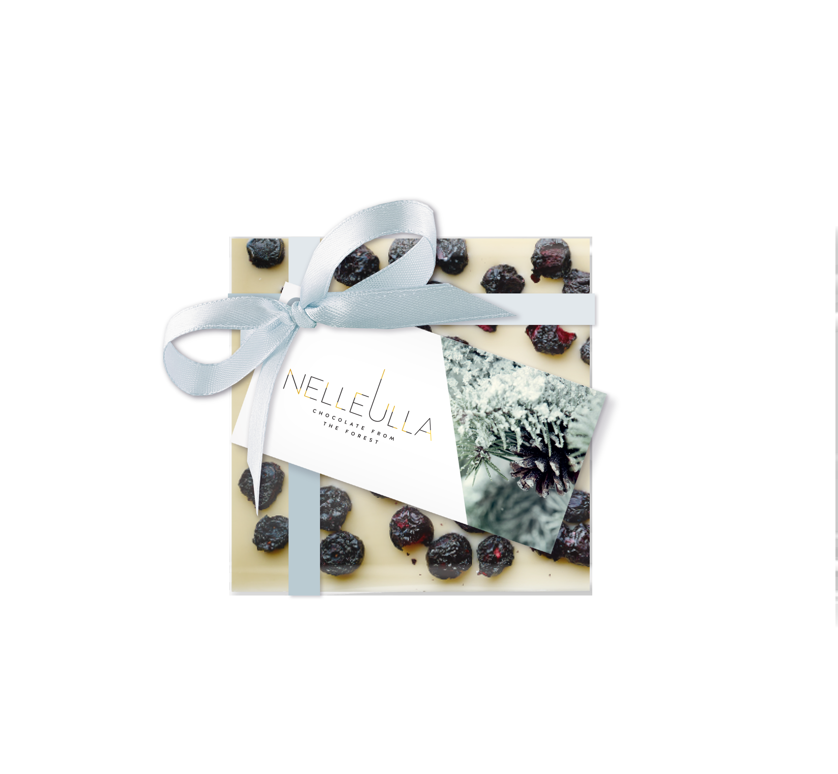 BERRY LOVE / WHITE CHOCOLATE / BLUEBERRY - with winter card - small
