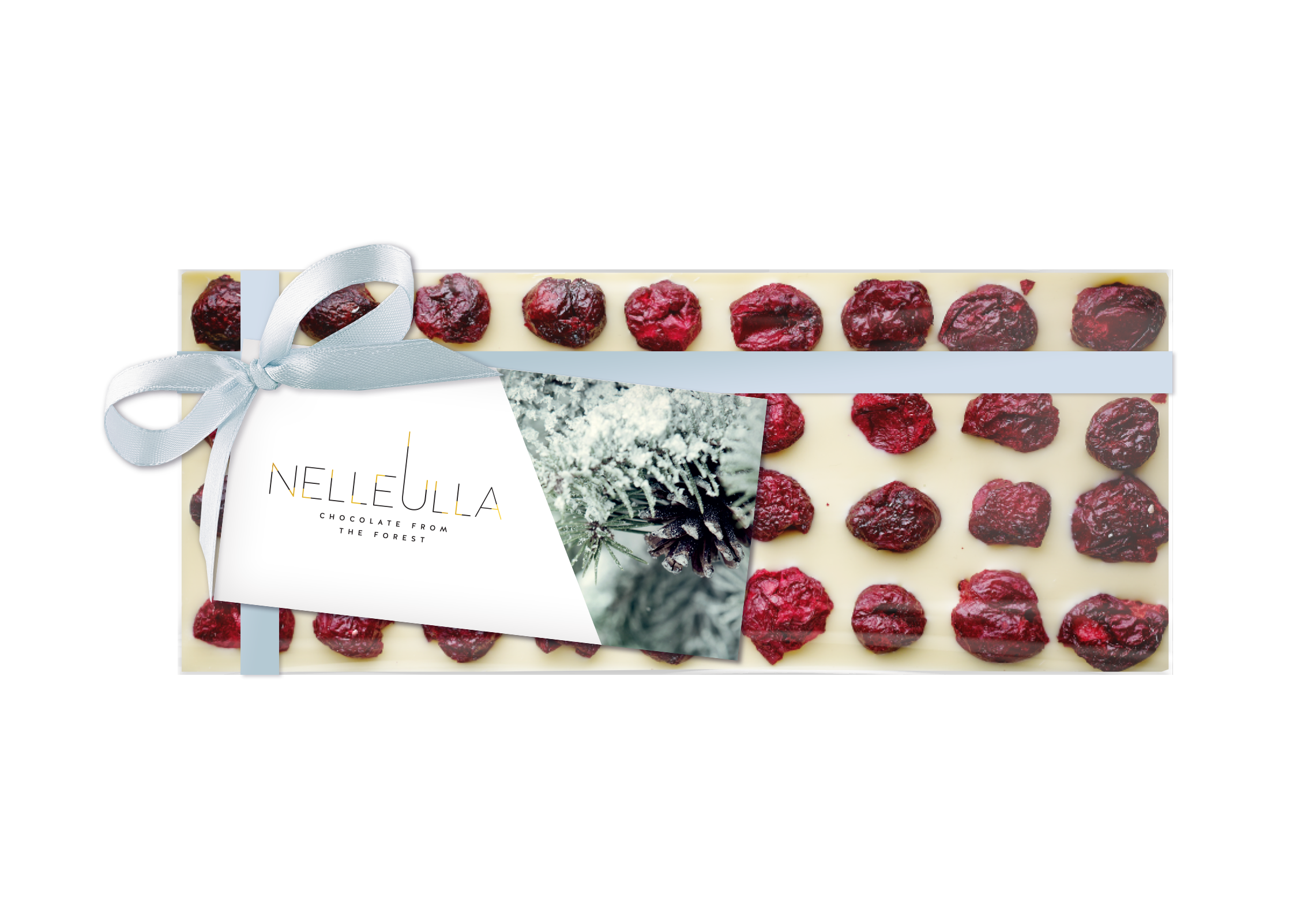 BERRY LOVE / WHITE CHOCOLATE / CHERRY - with winter card