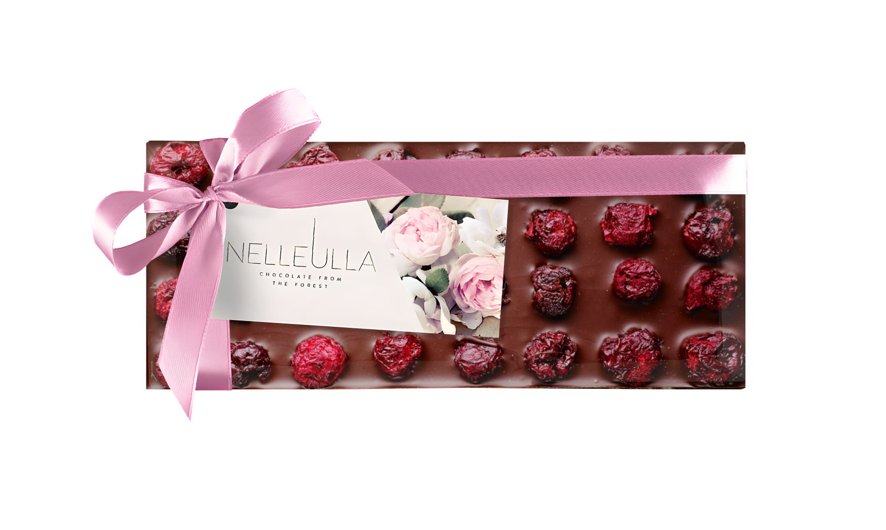 BERRY LOVE / DARK CHOCOLATE / CHERRY - with Women's day card