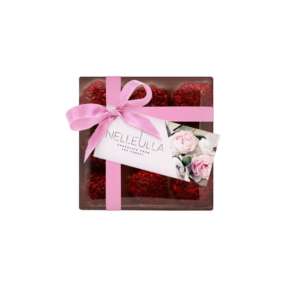 BERRY LOVE / DARK CHOCOLATE / BLACK CURRANT - with Women's day card