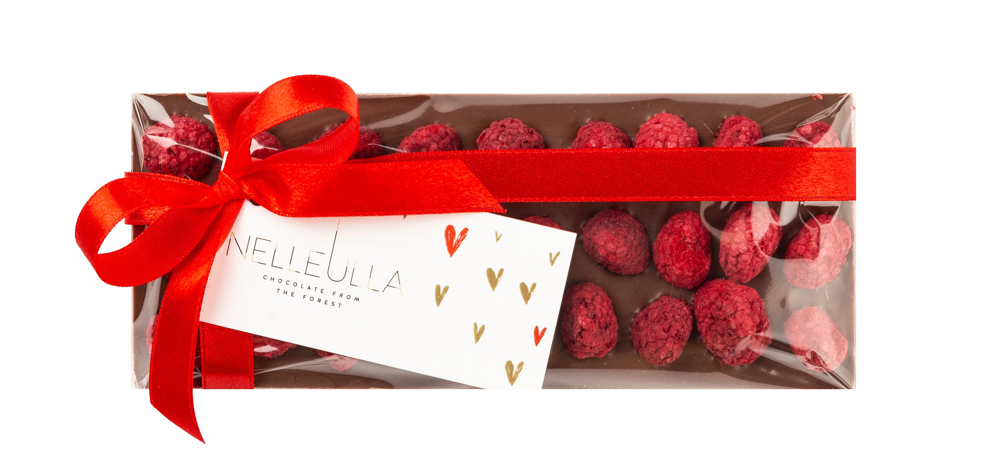 BERRY LOVE / MILK CHOCOLATE / RASPBERRY - with Valentine day card