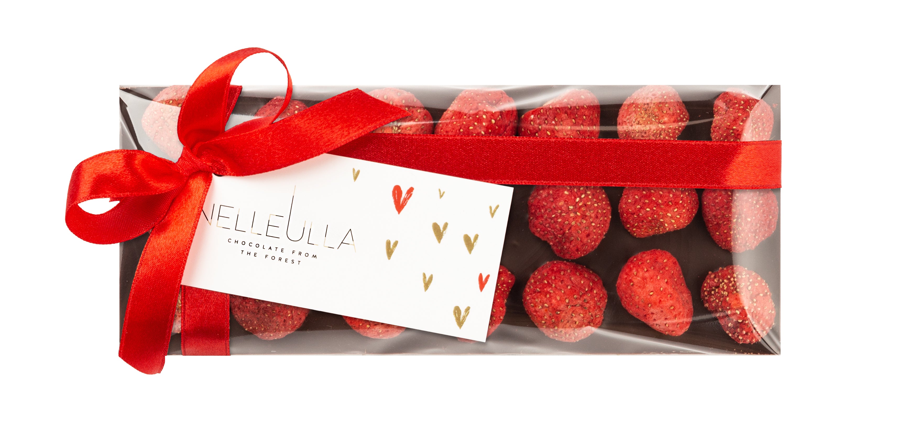 BERRY LOVE / DARK CHOCOLATE / STRAWBERRY - with Valentine day card