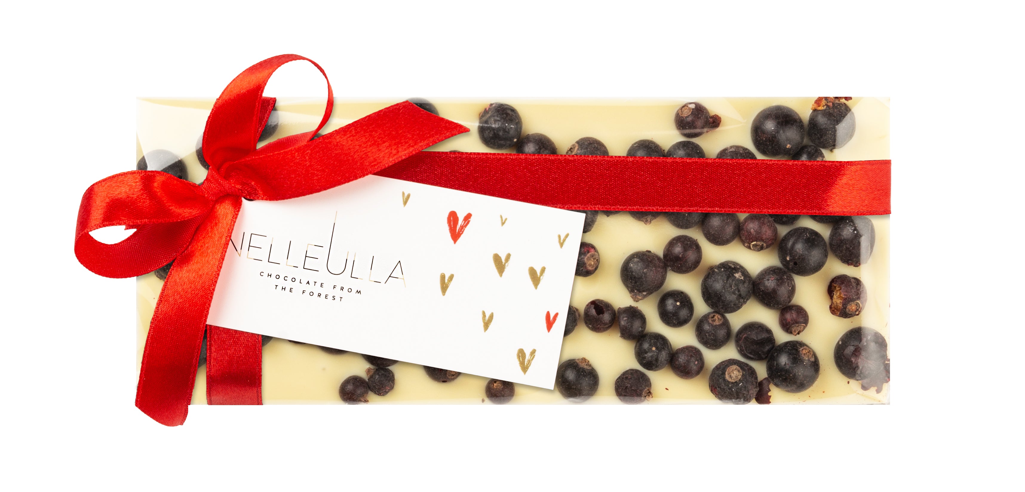 BERRY LOVE / WHITE CHOCOLATE / BLACK CURRANT - with Valentine day card