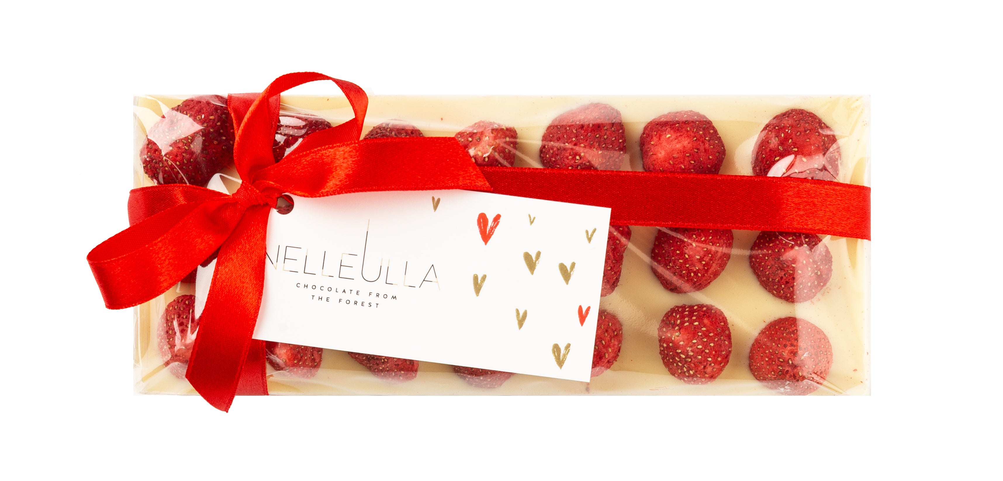 BERRY LOVE / WHITE CHOCOLATE / STRAWBERRY - with Valentine day card