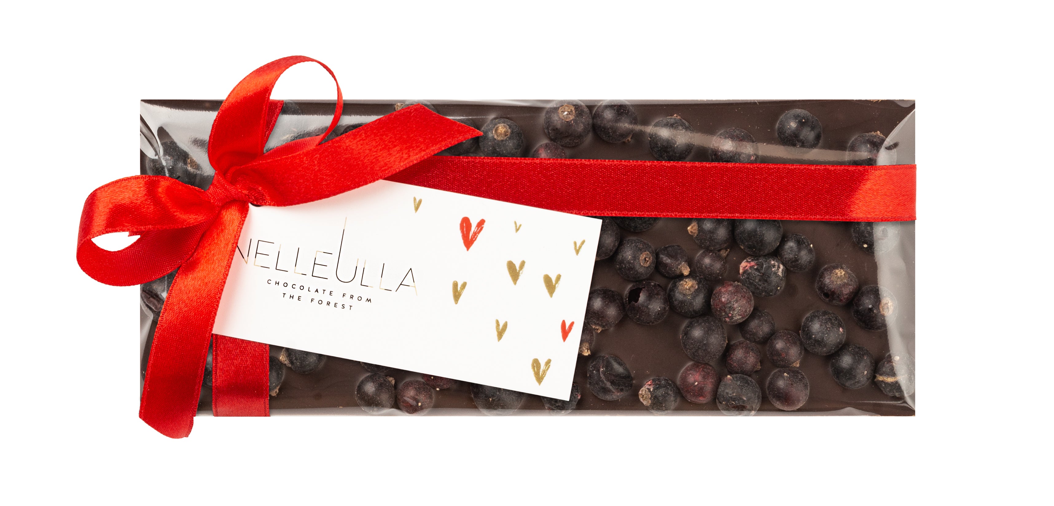 BERRY LOVE / MILK CHOCOLATE / BLACK CURRANT - with Valentine day card