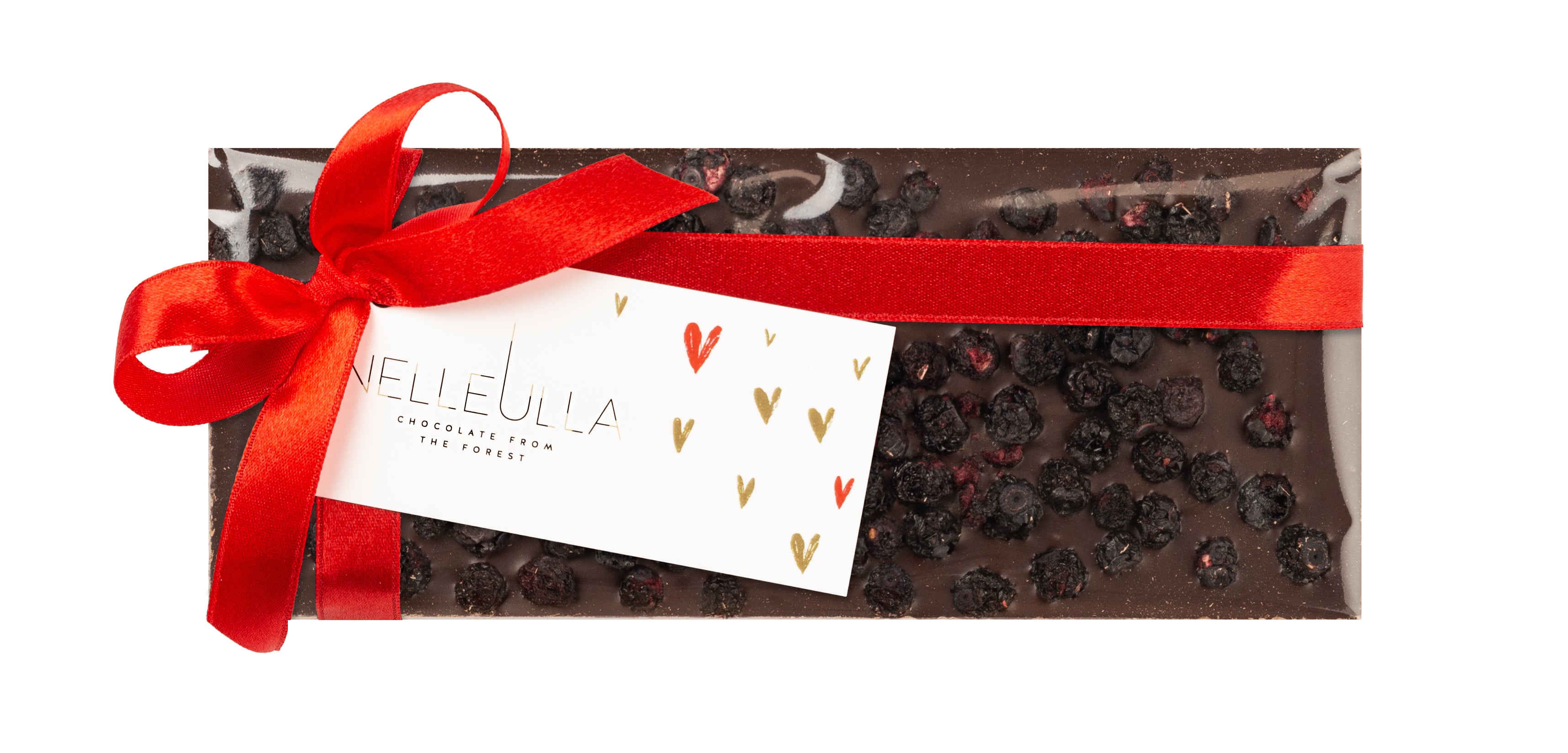 BERRY LOVE / DARK CHOCOLATE / BLUEBERRY - with Valentine day card