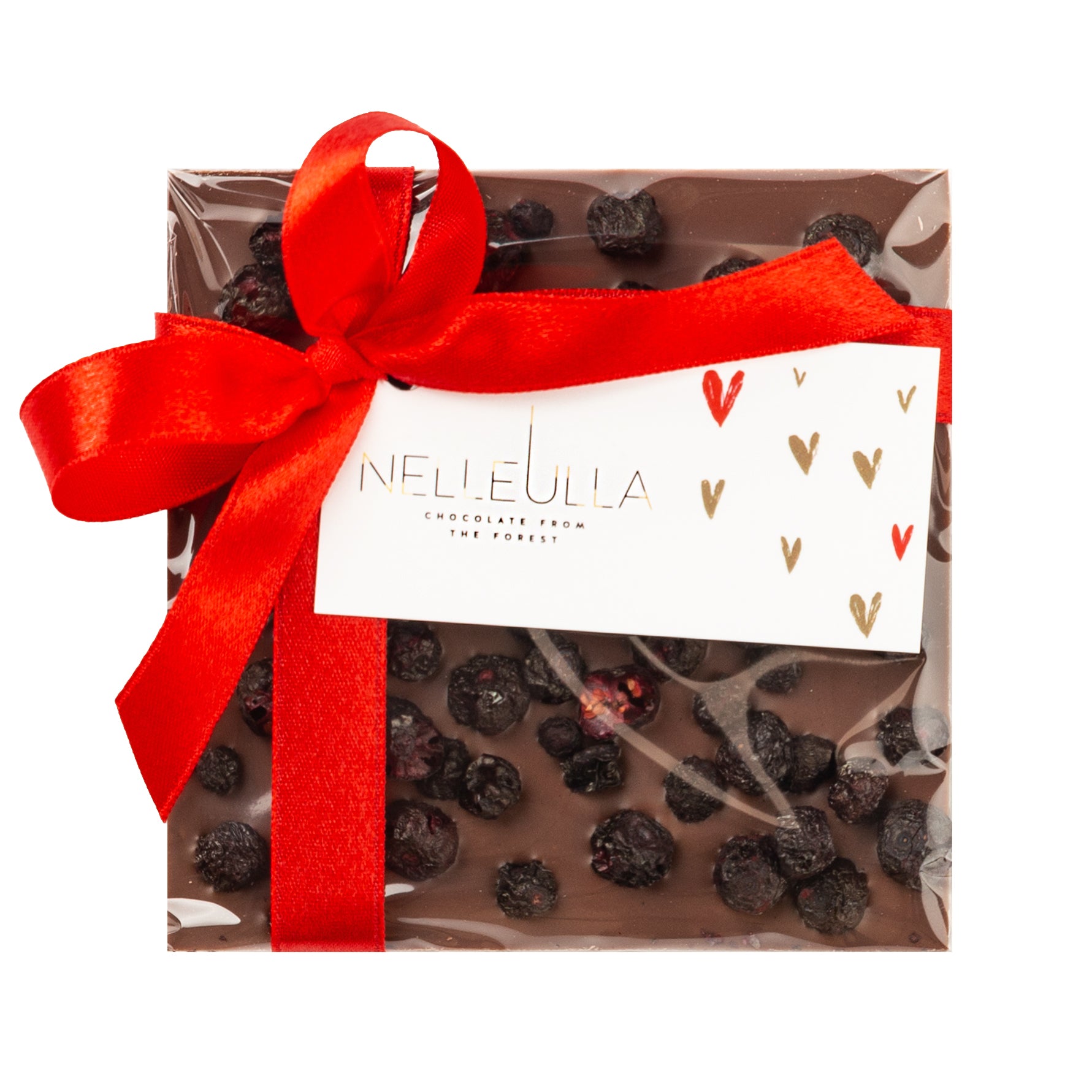 BERRY LOVE / MILK CHOCOLATE / BLUEBERRY  - with Valentine day card - small