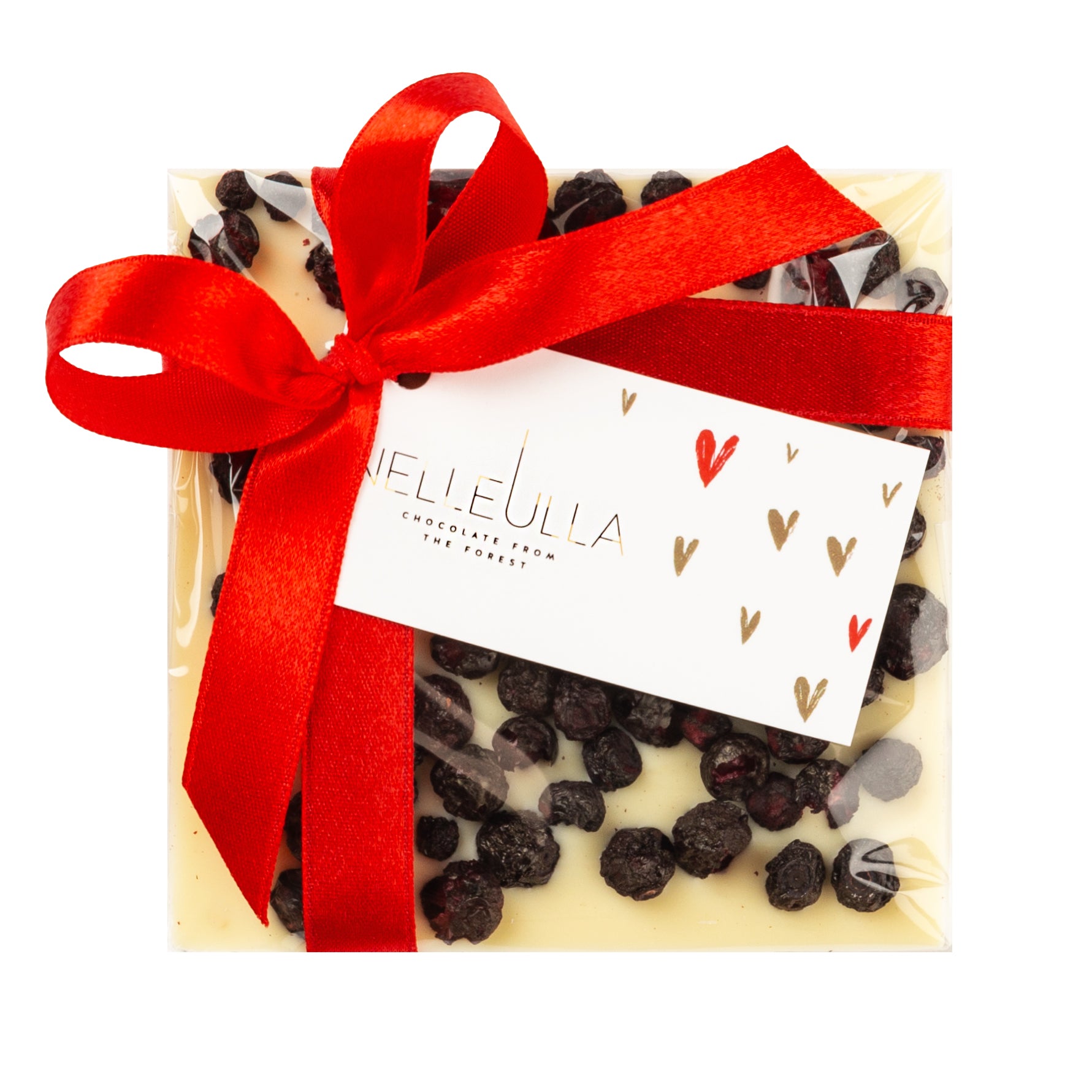 BERRY LOVE / WHITE CHOCOLATE / BLUEBERRY - with Valentine day card - small