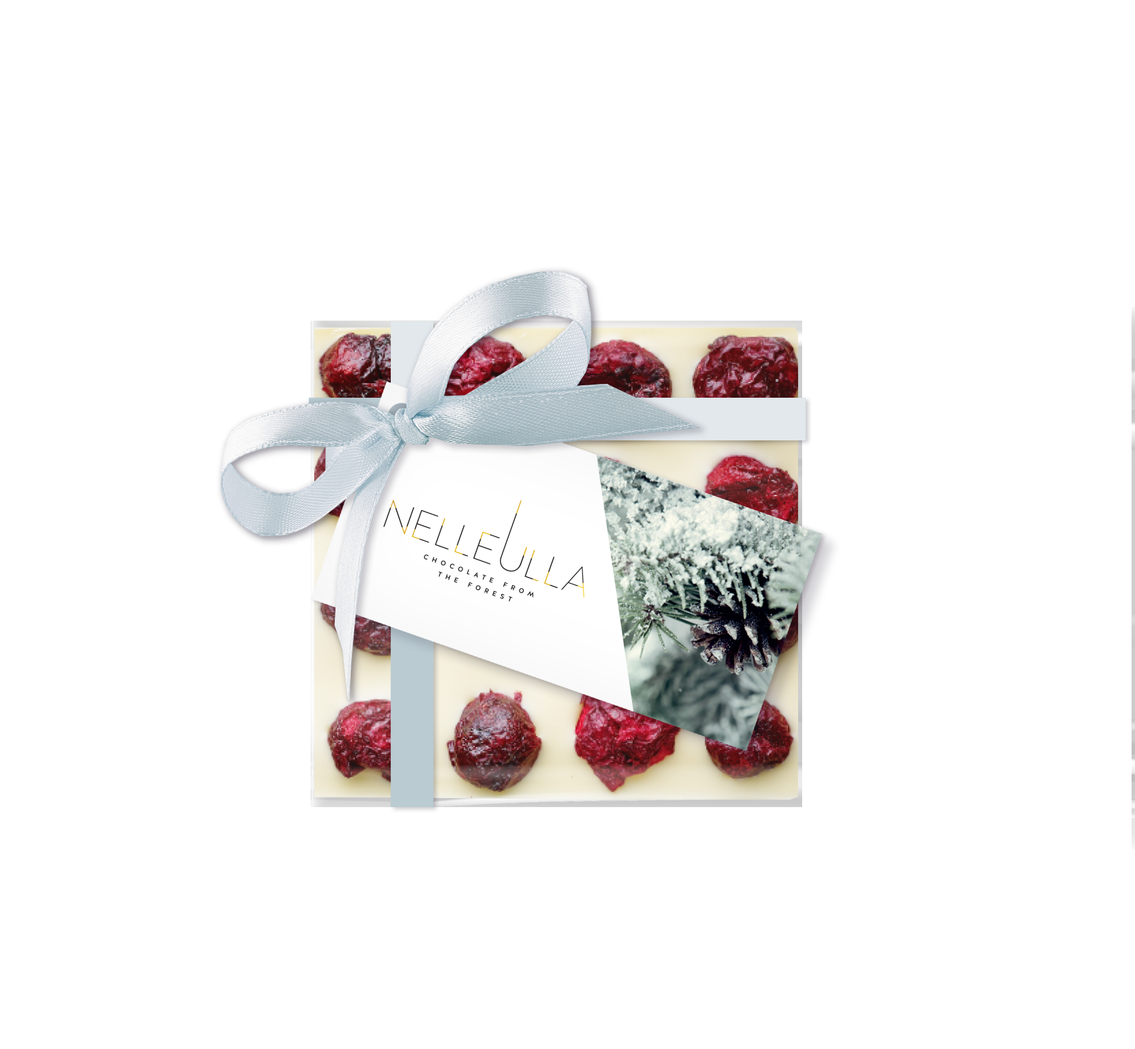 BERRY LOVE / WHITE CHOCOLATE / CHERRY - with winter card - small