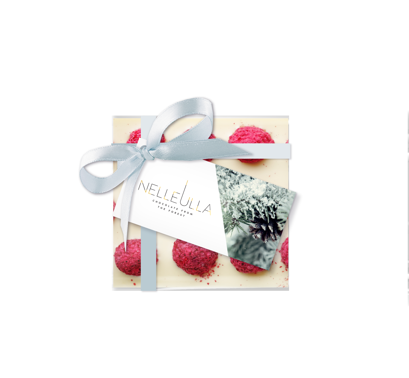 BERRY LOVE / WHITE CHOCOLATE / RASPBERRY - with winter card - small